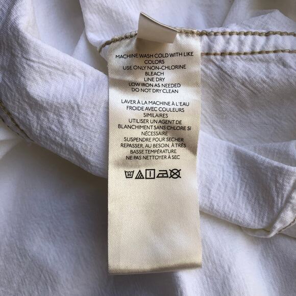 We The Free Oxford Dreams Button Down Shirt Long Sleeve Women's Size Small - Picture 11 of 12